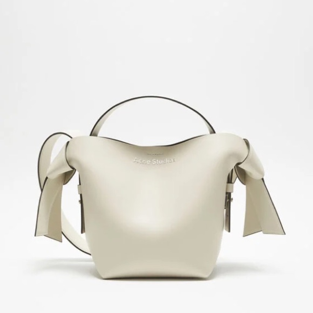 Acne Studios Mini Musubi Cream Shoulder Bag